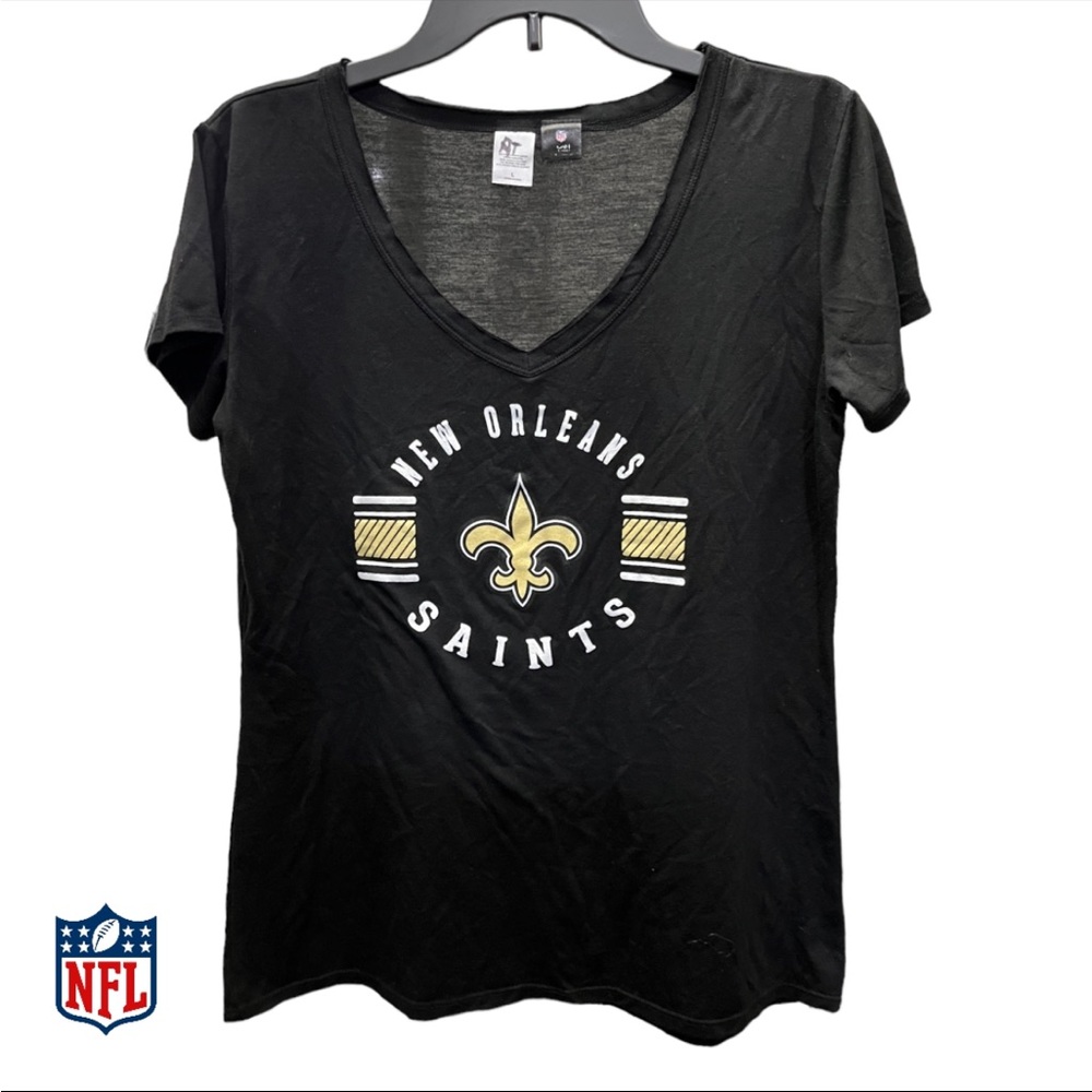 NFL New Orleans Saints Women’s Short Sleeve Tee Shirt Size Large